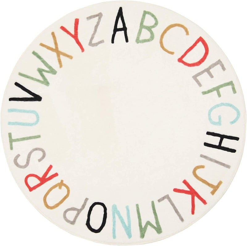 Topotdor Rainbow Round Kids Play Rug - Image 1